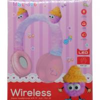 Навушники бездротові Мʼякі монстрики (рожеві) MIC C64087