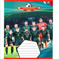 Зошит для школярів "Футбольна збірна" 024-550078K-1 у клітинку, 24 аркуші