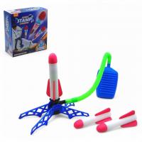 Запускач механічний Rocket Stamp launcher, 3 заряди ракети, підсвічування MIC 506