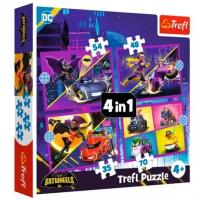 Пазли 4в1 Бетмен: Зустрічайте бетмобіль Trefl 34658