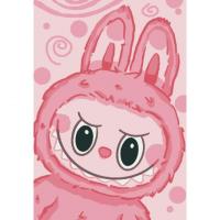 Картина за номерами Pink Labubu 28x40 см Riviera Blanca RB-1167