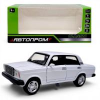 Машина металева АВТОПРОМ 1:32-36 Lada 2107 (БІЛА) Автопром 7645