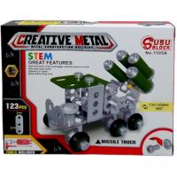 Конструктор металевий MISSILE TRUCK (123 дет) MIC 1105
