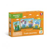 Дитяча магнітна гра "Подорож потягом" 200254, 8 елементів