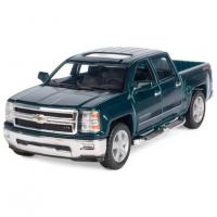 Колекційна машинка "Chevrolet Silverado 2014" KT5381W(Green) масштаб 1:42