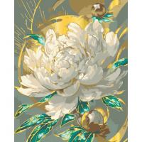 Картина за номерами з фарбами металік Сяюча півонія 40х50 см Art Craft 13153-AC