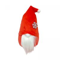 Новорічний Гном великий червоний 27 см. Strateg 60605