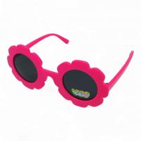 Дитячі сонцезахисні окуляри Квіточка (малинові) MIC 2418