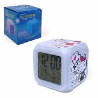 Годинник-нічник (з підсвічуванням) аніме Hello Kitty MIC C68952