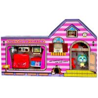 Набір кімната іграшкова з меблями (РОЖЕВА) mr.Manx HY-067A