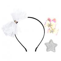 Дитячий набір "Принцеса" 0105-036-4 обруч, резинка, затискач