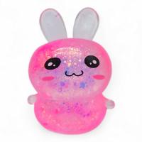 Жуйка-тягучка Кролик, 5,5 см, рожевий MIC KA-23-1204