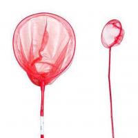 Сачок бамбуковий круглий, червоний (90 см) MiC A01011