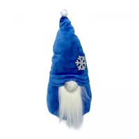 Новорічний Гном, 27 см, синій Strateg 60608