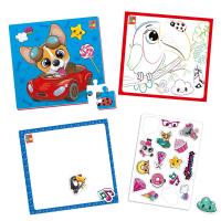 Набір для творчості 4в1. Веселі звірятка укр Vladi Toys VT4210-16