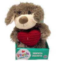 Мʼяка іграшка Plush and Co. Песик (КОРИЧНЕВИЙ) 12 см Plush and Co PLC25013