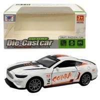 Машинка 1:32 металева MUSTANG COBRA (БІЛИЙ) xu ye K175B13