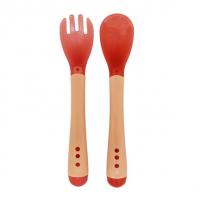 Набір столових приладів Хамелеон, помаранчевий Mumlove №0104