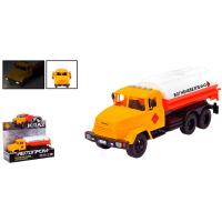 Пластикова машинка КрАЗ Бензовоз із серії Автопром, світло, звук Автопром KR-2202-14B