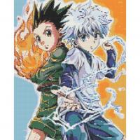 Алмазна мозаїка Аніме Хантер хантер 40х50 см Origami OD31060