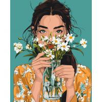 Картина за номерами "Ромашковий вайб" 10183-AC 40х50 см