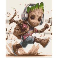 Картина за номерами "Музичний Грут" 16521-AC 40х50 см