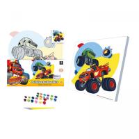 Набір для розпису по номерах 30х30 см Блиск: На старт, увага, руш! qbee QB913-002