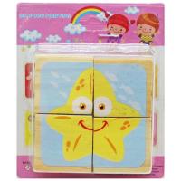 Дерев'яні кубики-пазл Руді Ду-619