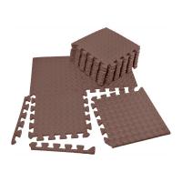 Татамі мат EasyFit 8 шт (30х30х1 см) хвіст ластівки (коричневий) EasyFit EF-1950-30- BN