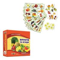 Гра Дитяче лото. Фрукти і ягоди Київська фабрика іграшок 83033