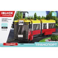 Конструктор IBLOCK ТРАНСПОРТ Трамвай, 472 деталі iBLOCK PL-921-381
