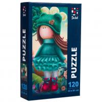 Пазли Лялька з лошадкою, 120 елем. De.tail DT100-03