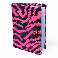 Блокнот Паєтки 60 аркушів, А6 (рожево-чорний) MIC 231