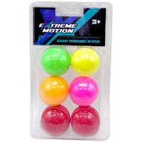 Мʼячики для тенісу (матеріал PP, 6 шт в упак.слюда) MIC TB2616