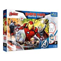 Пазли + розмальовка Разом сильніші: Марвел, Месники, 24 елементи Super Maxi Trefl 41007