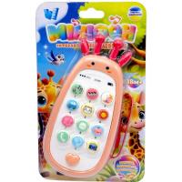 Телефон (пісні, цифри, фрази, скоромовки, загадки, казки) РОЖЕВИЙ MIC 72161