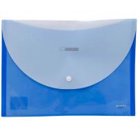 Папка пластикова на кнопці А4 (БЛАКИТНА) Axent 1404-20-A