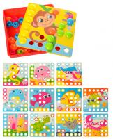 Дитяча розвиваюча мозаїка SK 0003, 35 фішок  0003B