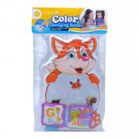 Розмальовка водою Лисеня, ручка-пензлик, мʼяка книжечка з пискавкою MIC 2022-57