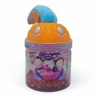 Іграшка-сюрприз Котик у банці, блакитний+коричневий Misfittens 03948(W3)