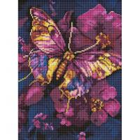 Алмазна мозаїка "Золотий метелик" ©art_selena_ua AMO8161, 30x40см