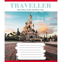 Зошит загальний "Туристичні місця" 096-630015K-4 в клітинку, 96 аркушів