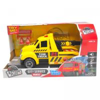 Інерційна машинка зі світло. та звук. ефектами Евакуатор з батарейками MIC DHTFC10348