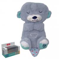 Мʼяка іграшка-нічник Дихаюча видра (сіра) MIC 853-1