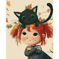 Картина по номерах Найкращий друг 40х50 см Riviera Blanca RB-0144