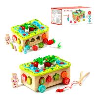 Каталка логічна 3в1 Міні-город (сортер, магнітна риболовля, в коробці) MIC C58260