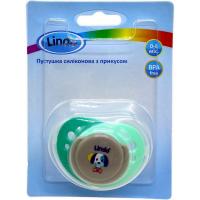 Пустушка з прикусом. До 6 міс (песик) Lindo А 32/0-6