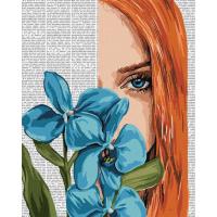 Картина за номерами "Барвиста поезія: Блакитна орхідея" ©art_selena_ua KHO8583, 40x50 см