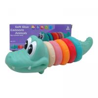 Логічна пірамідка Крокодил, гумова, 7 елементів MIC 1169/1170/1171