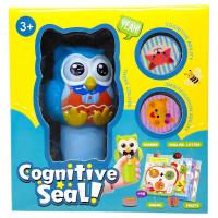 Набір печаток СОВА в коробці  (БЛАКИТНИЙ) MIC 363A